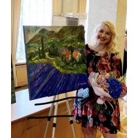 Exhibition in the Verkhovna Rada of Ukraine. Ukrainian artist - Marina Stognieva . June 4, 2019