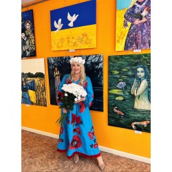 А permanent exhibition of the Ukrainian artist Marina Stognieva was opened in the city of Kyiv