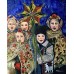 "Christmas carols" - oil painting on canvas by Ukrainian artist Marina Stognieva - buy online in the artist's workshop