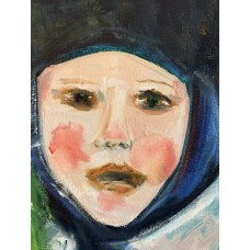 Christmas carols, original oil painting on canvas, size 75*95 cm, artist Marina Stognieva