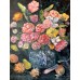 Bright bouquet of flowers in oil on canvas 75 * 95cm, beautiful painting in the interior, original, artist Marina Stognieva