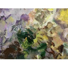 Flowers on a purple background, large acrylic painting on canvas 105 * 120 cm, original, modern painting, artist Marina Stognieva