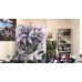 Lilac, bouquet in a vase - original oil painting on canvas, artist Marina Stognieva