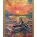 Ukrainian Fisherman at Sunset Painting by Marina Stognieva Ukrainian Fisherman at Sunset Painting by Marina Stognieva