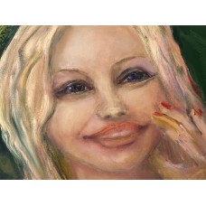 The Observer - an oil painting on canvas, full of metaphorical images and mysterious signs.