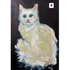 Cats - Original Oil Painting on Paper, Choose Yours! Scroll through the photos, various sketches in A4 size