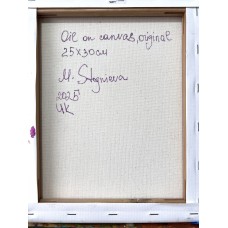 “Ukrainian Childhood under a Peaceful Sky” Author: Marina Stognieva Oil on canvas, 25x30 cm, 2025 “Ukrainian Childhood under a Peaceful Sky” Author: Marina Stognieva Oil on canvas, 25x30 cm, 2025