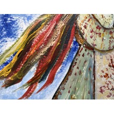 Ukrainian Christmas – Original Oil Painting on Paper, 21×30 cm | Marina Stognieva | Part of the Picturesque Guide to Ukraine