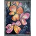Bright flowers and a butterfly - Original oil painting from the artist Stognieva Marina