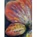 Bright flowers and a butterfly - Original oil painting from the artist Stognieva Marina