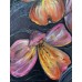 Bright flowers and a butterfly - Original oil painting from the artist Stognieva Marina