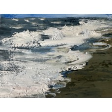 North Sea - Original Oil Seascape Painting, 21 × 30 cm North Sea - Original Oil Seascape Painting, 21 × 30 cm