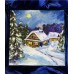 Oil painting “Winter Evening”, in gift wrapping, Gift Art Box, Ukrainian traditions and customs Oil painting “Winter Evening”, in gift wrapping, Gift Art Box, Ukrainian traditions and customs