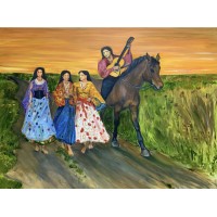 Opening of the exhibition of contemporary artists, in the art gallery "Mitets". Stognieva Marina presented three of her works. Details and video in the article.