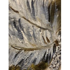 Portrait of a girl in the style of the 20s, original watercolor 21 * 30 cm, Retro style The Great Gatsby