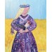 A girl with a rooster - a painting in the ethnic style of Ukrainian artist Marina Stognieva A girl with a rooster - a painting in the ethnic style of Ukrainian artist Marina Stognieva