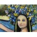 A Ukrainian woman with a flag, a painting dedicated to the 30th anniversary of Ukraine's independence is for sale, original