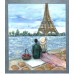 Eiffel Tower, couple in love, Seine river, Paris, love, romance Eiffel Tower, couple in love, Seine river, Paris, love, romance