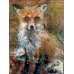 Red fox - painting, the picture is available for order. Red fox - painting, the picture is available for order.