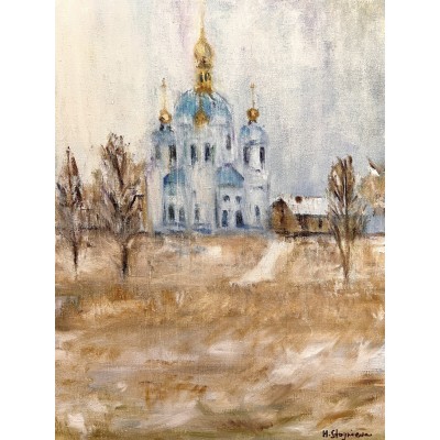 Church in the Luhansk Region. Ukraine