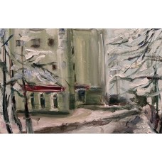 Luhansk. City Centre – Original Oil Painting on Canvas by Marina Stognieva