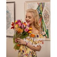 Artist Marina Stognieva took part in the Kiev exhibition on March 1-10 in the House of Artists.