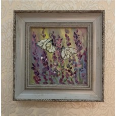 A series of three paintings in the frame "Spring"