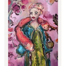 Female Portrait - The Archetype of Ukrainian Autumn is an original oil painting Female Portrait - The Archetype of Ukrainian Autumn is an original oil painting