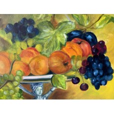 oil painting on canvas "Bowl of abundance"