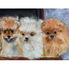 Oil painting "Ready for Paris!"