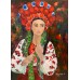 Portrait oil "Slavic girl"
