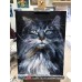 “Cat Herman” – Original Painting by Marina Stognieva “Cat Herman” – Original Painting by Marina Stognieva