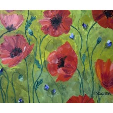 Oil painting "Poppies"