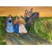 “Gypsies in the Field” – Original Oil Painting by Marina Stognieva