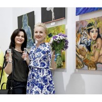 The exhibition of Marina Stogniyeva  in the heart of the capital - Art gallery "Mitets"