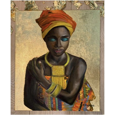 Oil painting “ Gold Taonga “