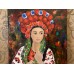 Portrait oil "Slavic girl"