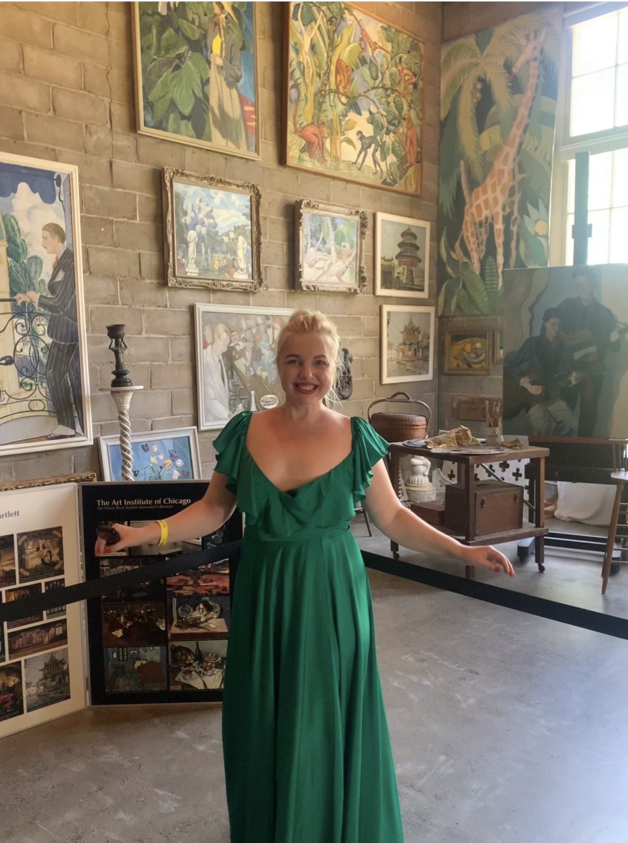 Interior details of Bonnet House Museum and Gardens in Florida
