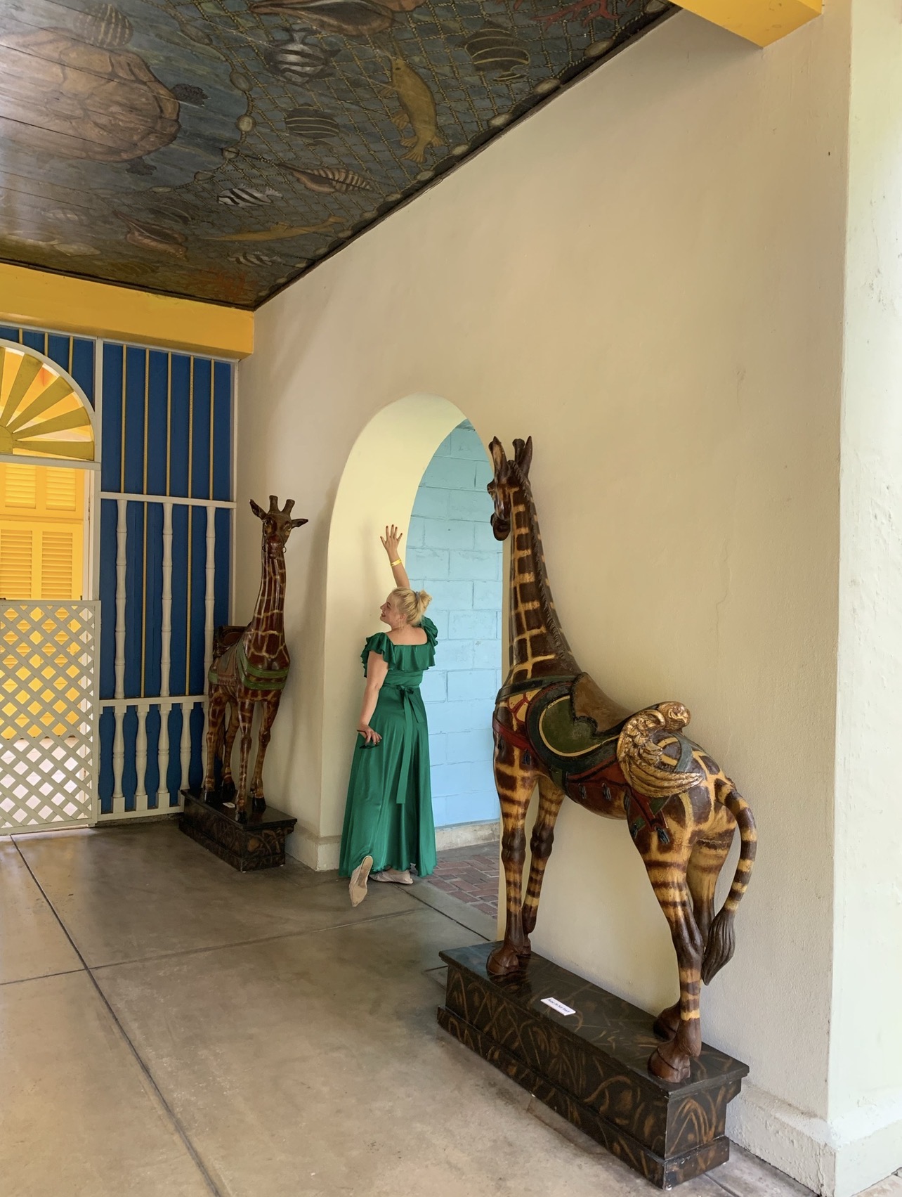 The tropical gardens of Bonnet House Museum and Gardens in Fort Lauderdale