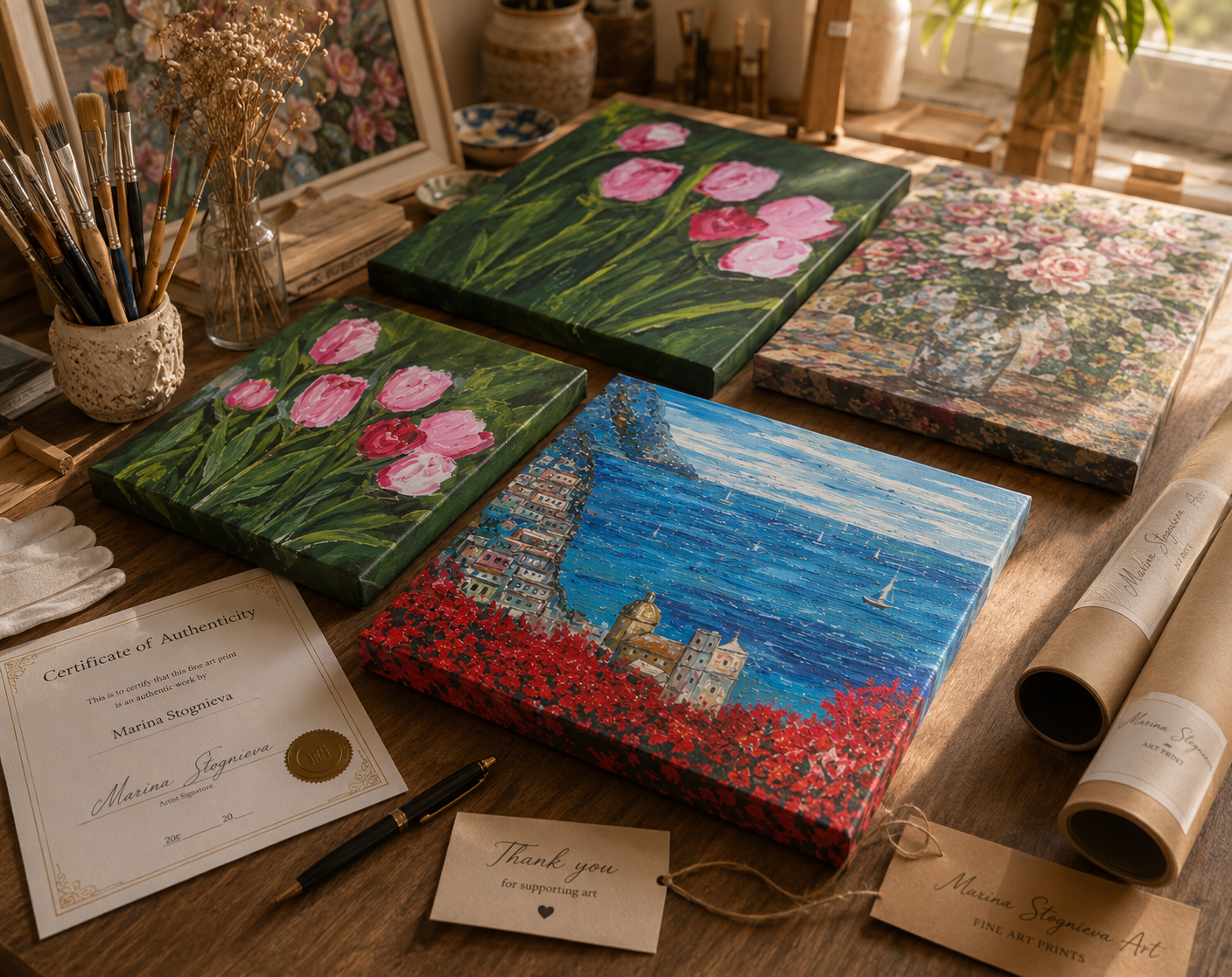 Art prints by Marina Stognieva for contemporary interiors