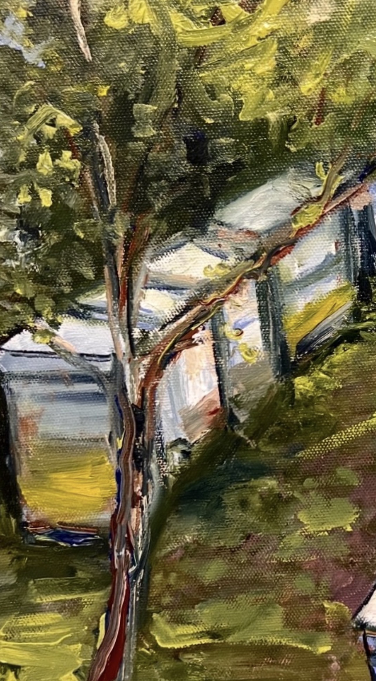 Detail of Grandfather's Apiary painting